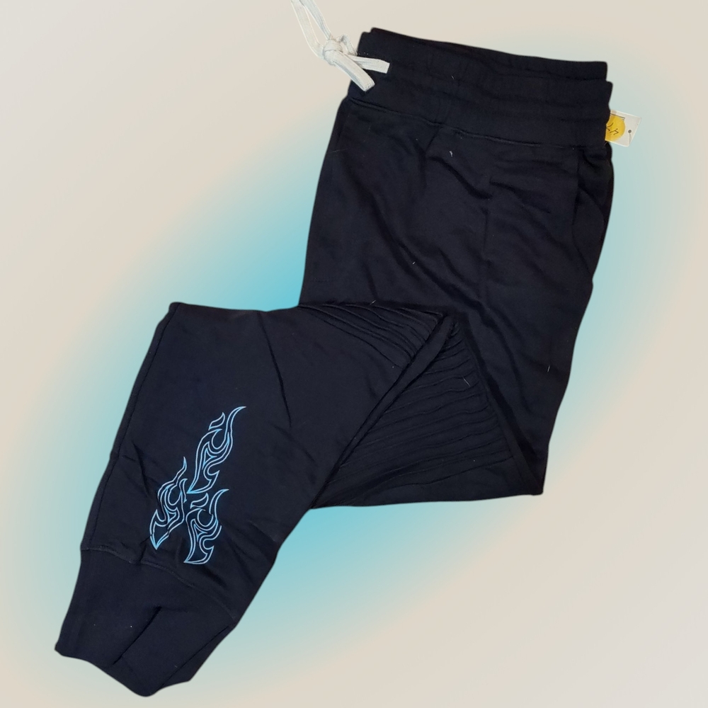 Disney Black Hercules Joggers Featuring Hades Hair Flames And One Of The Fates L
